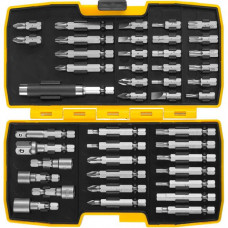 STAYER 44 предмета, в ударопрочном компактном боксе, набор бит, головок и адаптеров 26135-H44