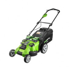 Аккумуляторная газонокосилка GreenWorks Twin Force G40LM49DB