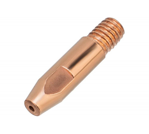 Токосъемный наконечник под проволоку 1.2 мм, М6, 28 мм, E-Cu, 20 шт для MIG горелки тип 24 Denzel 93648