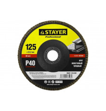 Круг лепестковый торцевой 125x22.2 мм, P40 STAYER 36581-125-040_z01