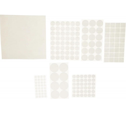 STAYER 175 шт., белый, набор: накладки самоклеящиеся на мебельные ножки 40917-H175