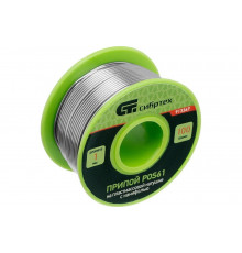 Припой с канифолью на пластмассовой катушке POS61 (1 мм; 100 г) СИБРТЕХ 913367