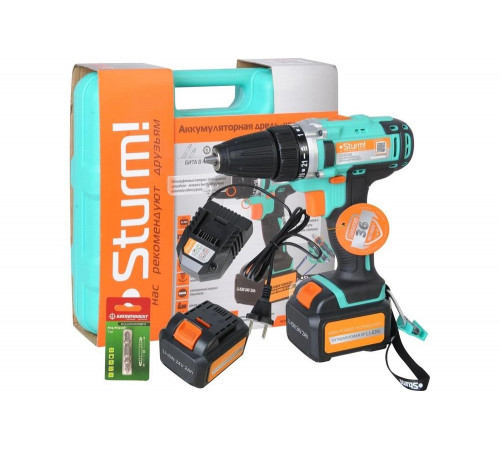 Аккумуляторный шуруповерт Sturm CD3224L