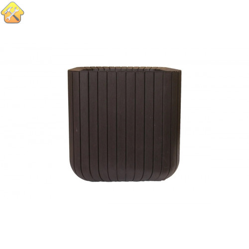 Кашпо Keter CUBE PLANTER L, 50.5 л, коричневый 229533