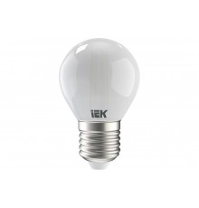 Лампа IEK серия 360, LED, G45, шар матовый, 7вт, 230В, 3000К, E27 LLF-G45-7-230-30-E27-FR