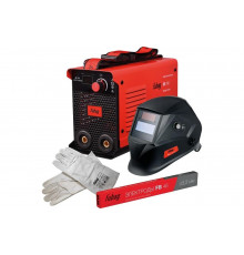 Сварочный инвертор FUBAG IR 200 (200а) + набор из 3 предметов: маска+краги сварщика+электроды 41329_vset