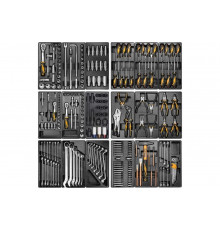 Набор инструментов для тележки TOLSEN "CHAMPION" 18 ложементов, 239 предметов TT85416-239