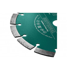 Диск алмазный сегментный по железобетону и бетону KRAFTOOL Universal 150х22 мм 36680-150