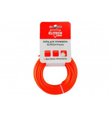 Корд для триммера PROMO 2 мм,15 м, круг Elitech 0809.019800 201951