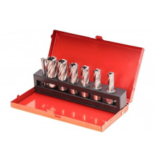 Набор корончатых сверл (7 предметов; 12-14-16-18-20-22 мм; HSS-G) RUKO 108820