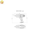 Аккумуляторный ударный гайковерт Metabo SSW 18 LTX 600 602198650