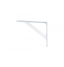 Усиленный кронштейн СИБРТЕХ 250х200х30х4 мм белый 94045