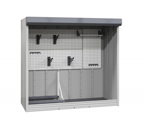 Односекционный роллетный шкаф с комплектом навесок Верстакофф RCAB STG 2000x2150x900 RC-1.030 В2