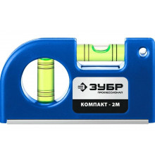 Магнитный уровень ЗУБР Компакт2-М 85 мм 34551