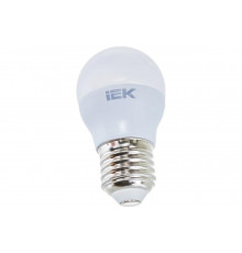 Лампа IEK LED, G45, шар, 5вт, 230В, 3000К, E27 LLE-G45-5-230-30-E27