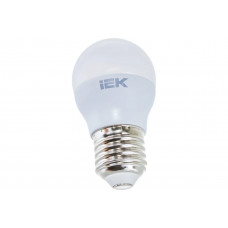 Лампа IEK LED, G45, шар, 5вт, 230В, 3000К, E27 LLE-G45-5-230-30-E27