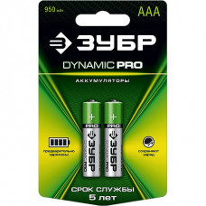 ЗУБР ААА, 2 шт на карточке, аккумулятор Ni-Mh "DYNAMIC PRO" 59271-2C_z01