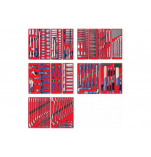 Набор инструментов для тележки МАСТАК ЛИДЕР 14 ложементов, 270 предметов 5-00270