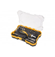 Набор вставок (бит) TOLSEN 1/4", PH, PZ, Hex, Torx, Slotted, 56 предметов TT20187