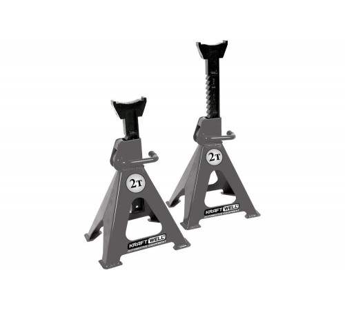 Стойка опорная KraftWell г/п 2000 кг., в комплекте 2шт KRWJS2