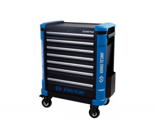 Тележка инструментальная, 7 полок KING TONY 87G31-7B-BK