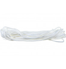 Полипропиленовый вязаный шнур с сердечником, белый, 7мм, 20м, 320кгс СИБРТЕХ Россия 93960