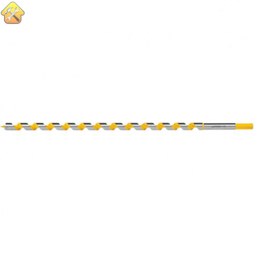 STAYER d=14 х 450 мм, HEX хвостовик, сверло по дереву, спираль Левиса "Spiral" 29475-450-14