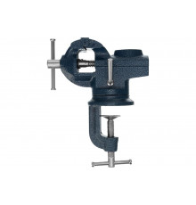 Слесарные тиски с наковальней СИБРТЕХ настольные, поворотные,ширина рабочих губок 50 мм 18668