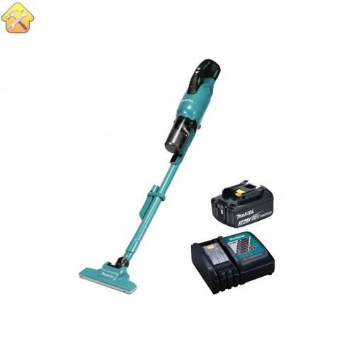 Пылесос аккумуляторный Makita LXT BL 18В, циклон, 18 кПа, бак 250 мл, сух.уборка, 1.6–1.9 кг, трубка, насадки в ассортименте, акк. BL1830, заряд. DC18RC, коробка DCL286FRF