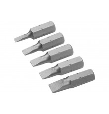 Набор вставок бит торцевых 1/4", Slotted, 3-6.5 мм, 25 мм, 5 предметов TOLSEN TT20285
