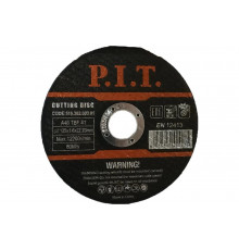 Диск отрезной по металлу 125х1.6х22.2 мм P.I.T. 518.302.003.01