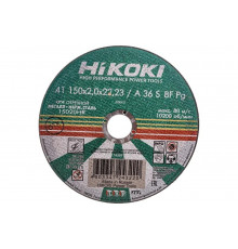 Круг отрезной (150x2x22 мм; A36S; тип 41) Hikoki RUH15020
