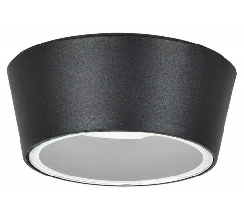 Светильник уличный IEK 5104 потолочный GX53 IP65 черный LT-UPU0-5104-GX53-1-K02