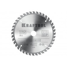 Пильный диск по дереву KRAFTOOL Precision 165x20 мм, 40т 36952-165-20