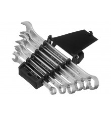 Набор комбинированных ключей СИБРТЕХ 8-17 мм, CrV, 6 шт. 15446