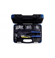 Ручной заклепочник с поворотной головкой 360° в кейсе RAPID RP60 MULTI d 3.2мм, 4.0мм, 4.8мм 5001128