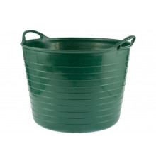 Гибкое сверхпрочное ведро СИБРТЕХ 28 л, зеленое 67512