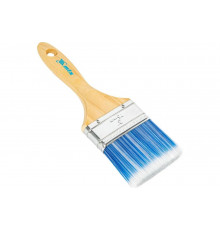 Кисть MTX плоская "Евро" 3", искусственная щетина, деревянная ручка 83073