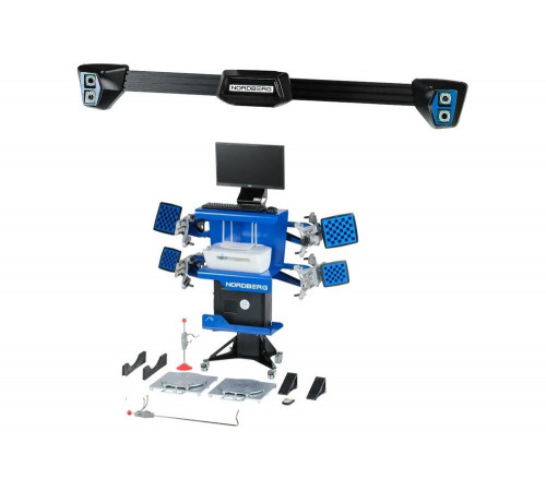 Настенный стенд сход-развал без колонны NORDBERG 3D модель C802-C