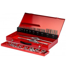 Набор метчиков и плашек Ruko M3-M20 мм HSSE-Co5 54пр 245040E