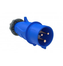 Переносная вилка IEK ССИ-013 16А-6ч/200-250В 2Р+РЕ IP44 MAGNUM PSN01-016-3