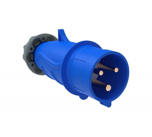 Переносная вилка IEK ССИ-013 16А-6ч/200-250В 2Р+РЕ IP44 MAGNUM PSN01-016-3