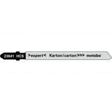 Пилки для картона, кожи, резины T113A (нож 74 мм, HCS, 5 шт.) Metabo 623641000