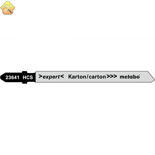 Пилки для картона, кожи, резины T113A (нож 74 мм, HCS, 5 шт.) Metabo 623641000