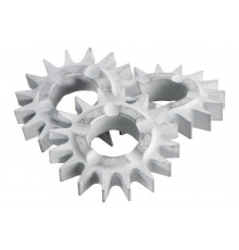 Набор звездочек (острый зуб) 10 шт для фрезерной головки RFEV19-125 Metabo 628270000