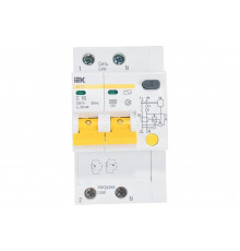 Дифавтомат АД-12 2п, C, 16А, 30мА IEK MAD10-2-016-C-030
