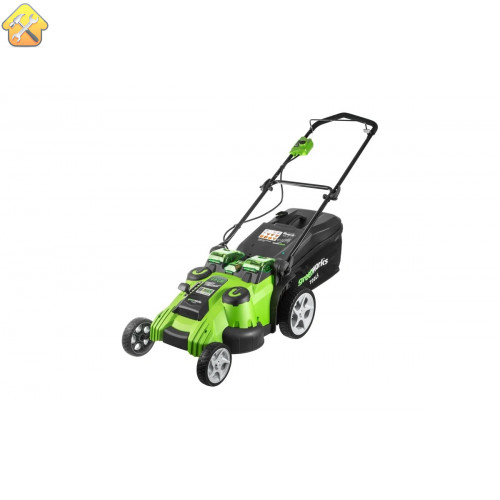 Аккумуляторная газонокосилка GREENWORKS G40LM49DBK6 (2500207UF)