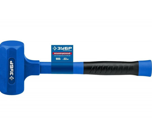 ЗУБР 900 г, 52 мм, облитый эластомером, безынерционный молоток БМО 2049-900 Профессионал
