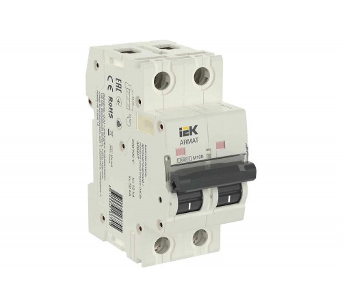 Автоматический выключатель IEK ARMAT M10N 2P B 1А AR-M10N-2-B001