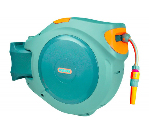 Настенная катушка со шлангом и комплектом фитингов HoZelock AutoReel 2595R3600
